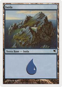 Island (Italian) - "Isola"(E20), Magic Encyclopedia 2005 (Salvat/Hachette)
