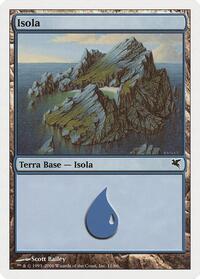 Island (Italian) - "Isola" (H11), Magic Encyclopedia 2005 (Salvat/Hachette)