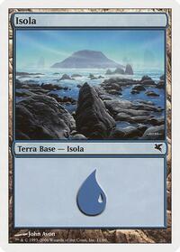 Island (Italian) - "Isola" (G11), Magic Encyclopedia 2005 (Salvat/Hachette)