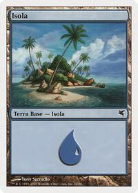 Island (Italian) - "Isola" (E10), Magic Encyclopedia 2005 (Salvat/Hachette)
