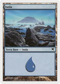 Island (Italian) - "Isola" (H8), Magic Encyclopedia 2005 (Salvat/Hachette)