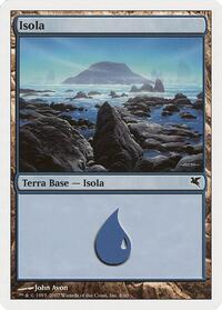 Island (Italian) - "Isola" (E8), Magic Encyclopedia 2005 (Salvat/Hachette)