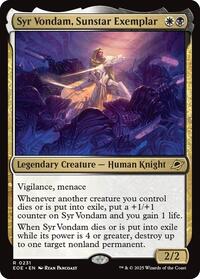 Syr Vondam, Sunstar Exemplar, Edge of Eternities