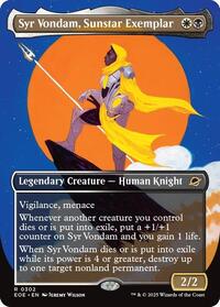 Syr Vondam, Sunstar Exemplar (Borderless), Edge of Eternities