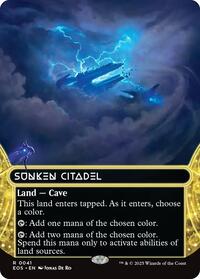 Sunken Citadel (0041) (Borderless), Edge of Eternities: Stellar Sights