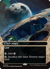 Strip Mine (0130) (Borderless) (Galaxy Foil), Edge of Eternities: Stellar Sights
