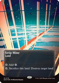 Strip Mine (0175) (Borderless) (Galaxy Foil), Edge of Eternities: Stellar Sights