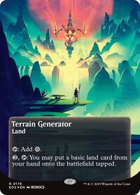 Terrain Generator (0178) (Borderless) (Galaxy Foil), Edge of Eternities: Stellar Sights