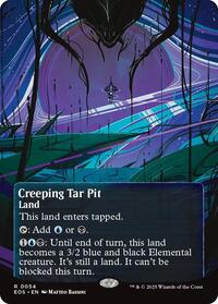 Creeping Tar Pit (0054) (Borderless), Edge of Eternities: Stellar Sights