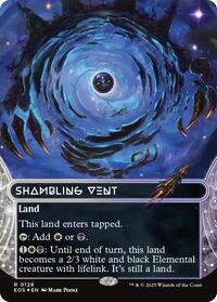 Shambling Vent (0128) (Borderless) (Galaxy Foil), Edge of Eternities: Stellar Sights