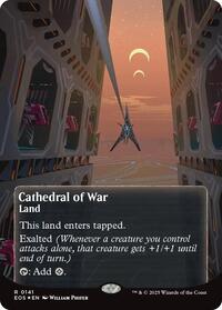 Cathedral of War (0141) (Borderless) (Galaxy Foil), Edge of Eternities: Stellar Sights