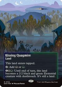 Hissing Quagmire (0154) (Borderless) (Galaxy Foil), Edge of Eternities: Stellar Sights