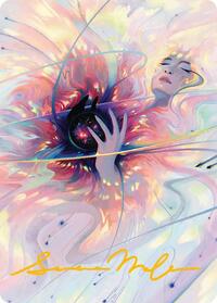 Beyond the Quiet Art Card (Gold-Stamped Signature), Art Series: Edge of Eternities