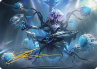 Mm'menon, the Right Hand Art Card (Gold-Stamped Signature), Art Series: Edge of Eternities