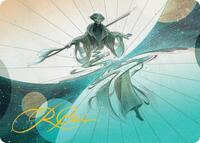 Weftwalking Art Card (Gold-Stamped Signature), Art Series: Edge of Eternities
