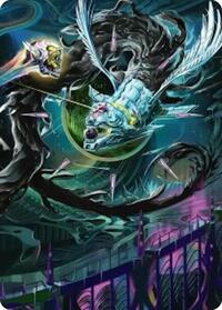 Quantum Riddler Art Card, Art Series: Edge of Eternities