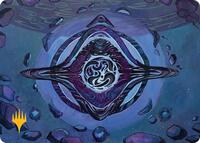 Archenemy's Charm Art Card (Gold-Stamped Planeswalker Symbol), Art Series: Edge of Eternities