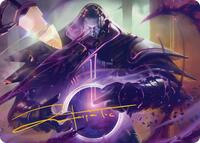 Embrace Oblivion Art Card (Gold-Stamped Signature), Art Series: Edge of Eternities
