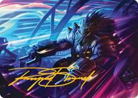 Tannuk, Steadfast Second Art Card (Gold-Stamped Signature), Art Series: Edge of Eternities