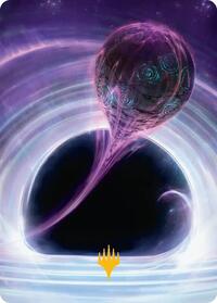 Susur Secundi, Void Altar Art Card (Gold-Stamped Planeswalker Symbol), Art Series: Edge of Eternities