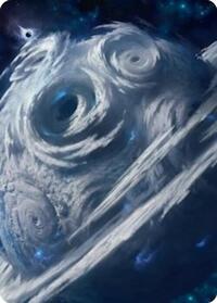 Uthros, Titanic Godcore Art Card, Art Series: Edge of Eternities