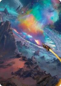 Meteor Crater Art Card, Art Series: Edge of Eternities
