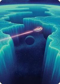 Cascading Cataracts Art Card (50/54), Art Series: Edge of Eternities