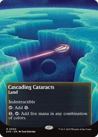 Cascading Cataracts (0050) (Borderless), Edge of Eternities: Stellar Sights