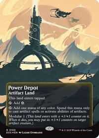 Power Depot (0169) (Borderless) (Galaxy Foil), Edge of Eternities: Stellar Sights