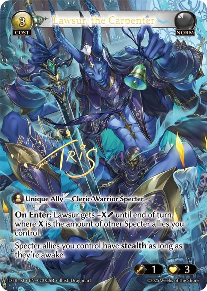 Lawsur, the Carpenter (CSR), Foil, front