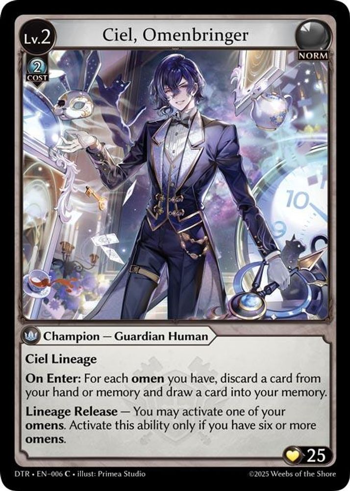 Ciel, Omenbringer, Standard, front