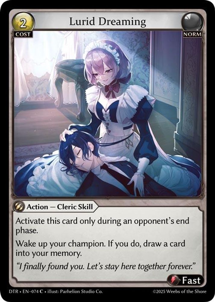 Lurid Dreaming, Standard, front