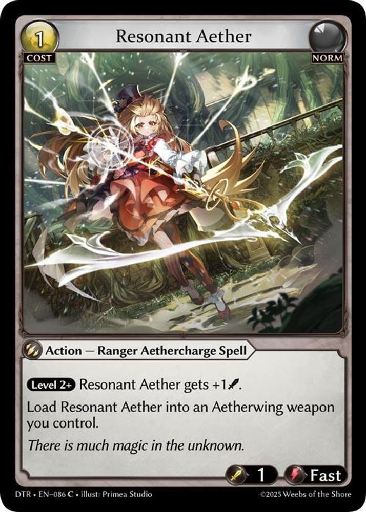 Resonant Aether, Standard, front