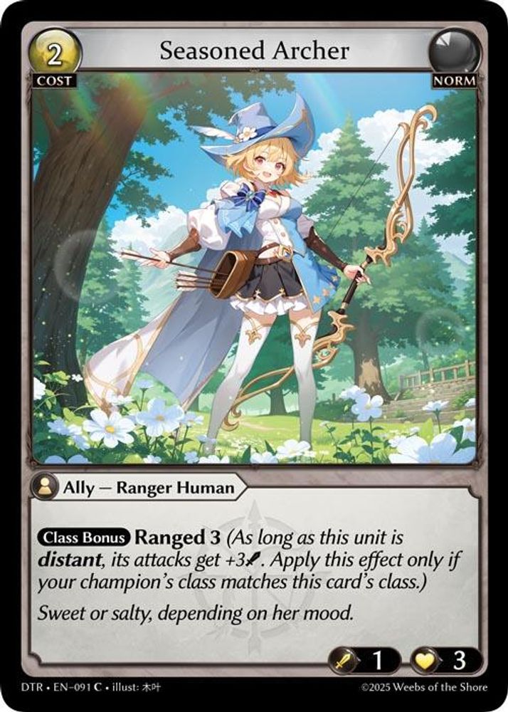 Seasoned Archer, Standard, front