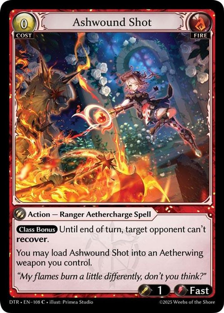 Ashwound Shot, Standard, front