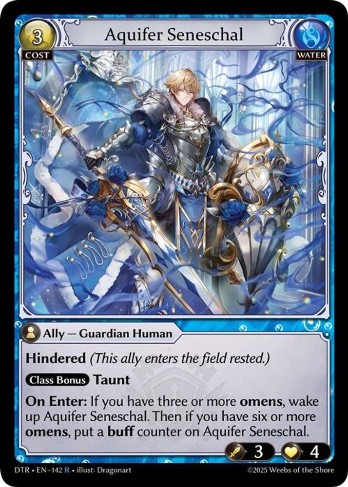 Aquifer Seneschal, Standard, front
