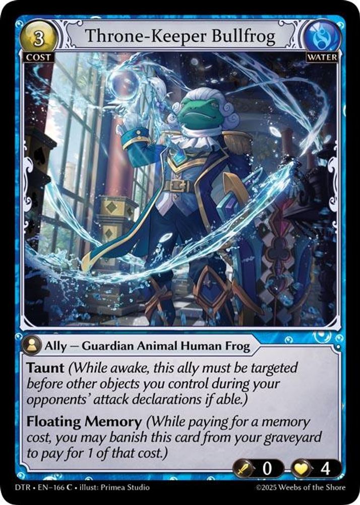 Throne-Keeper Bullfrog, Standard, front