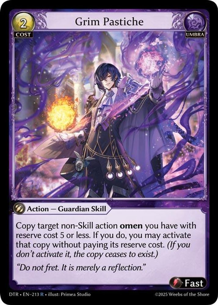 Grim Pastiche, Standard, front