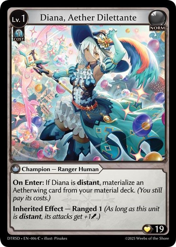 Diana, Aether Dilettante, Standard, front