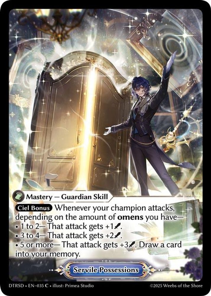 Servile Possessions, Standard, front