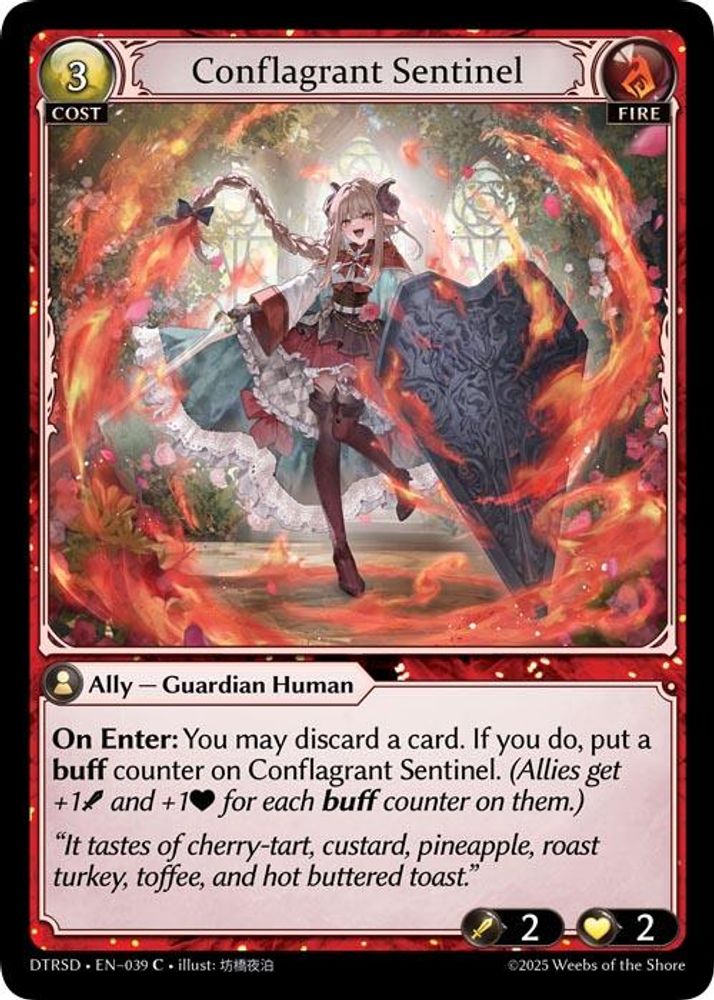 Conflagrant Sentinel, Standard, front