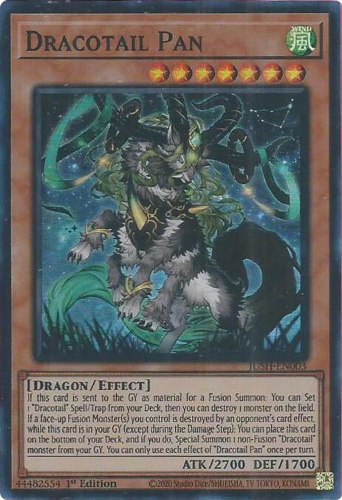 Dracotail Pan (Super Rare), 1st-edition, front