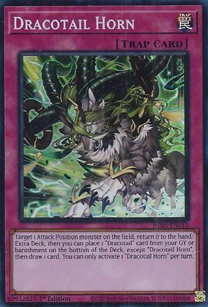 Dracotail Horn (Super Rare), 1st-edition, front
