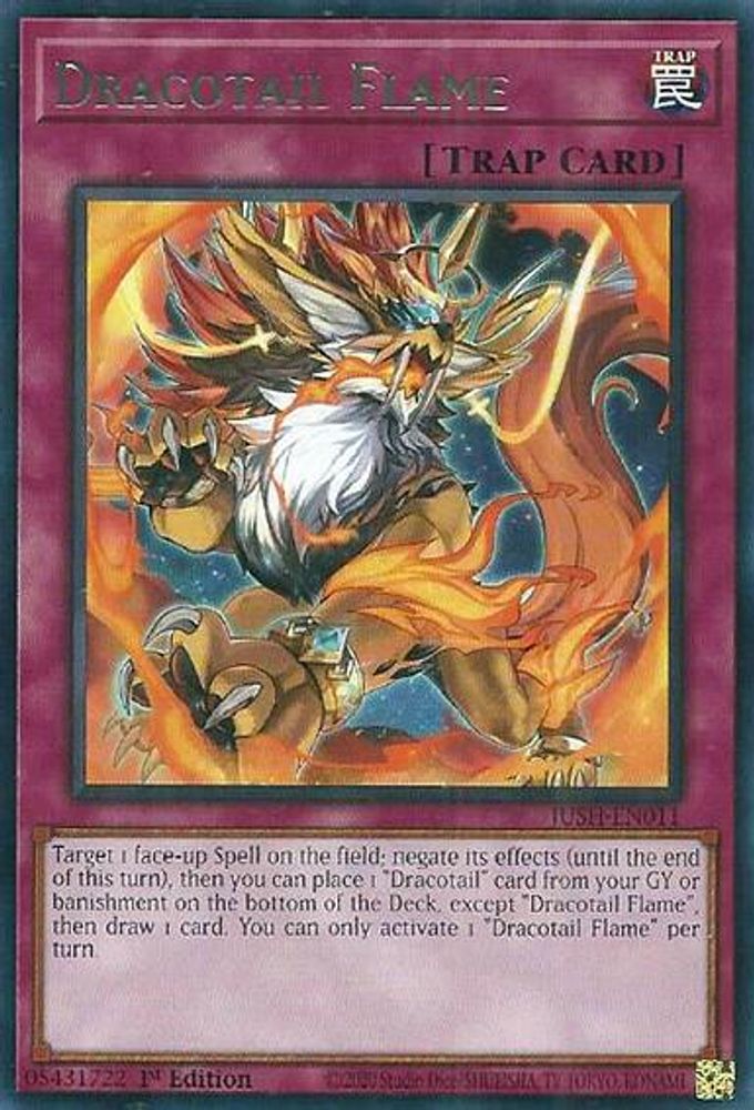 Dracotail Flame, 1st-edition, front