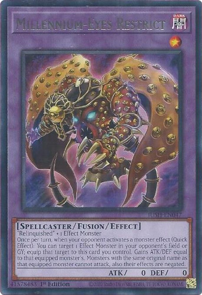 Millennium-Eyes Restrict, 1st-edition, front