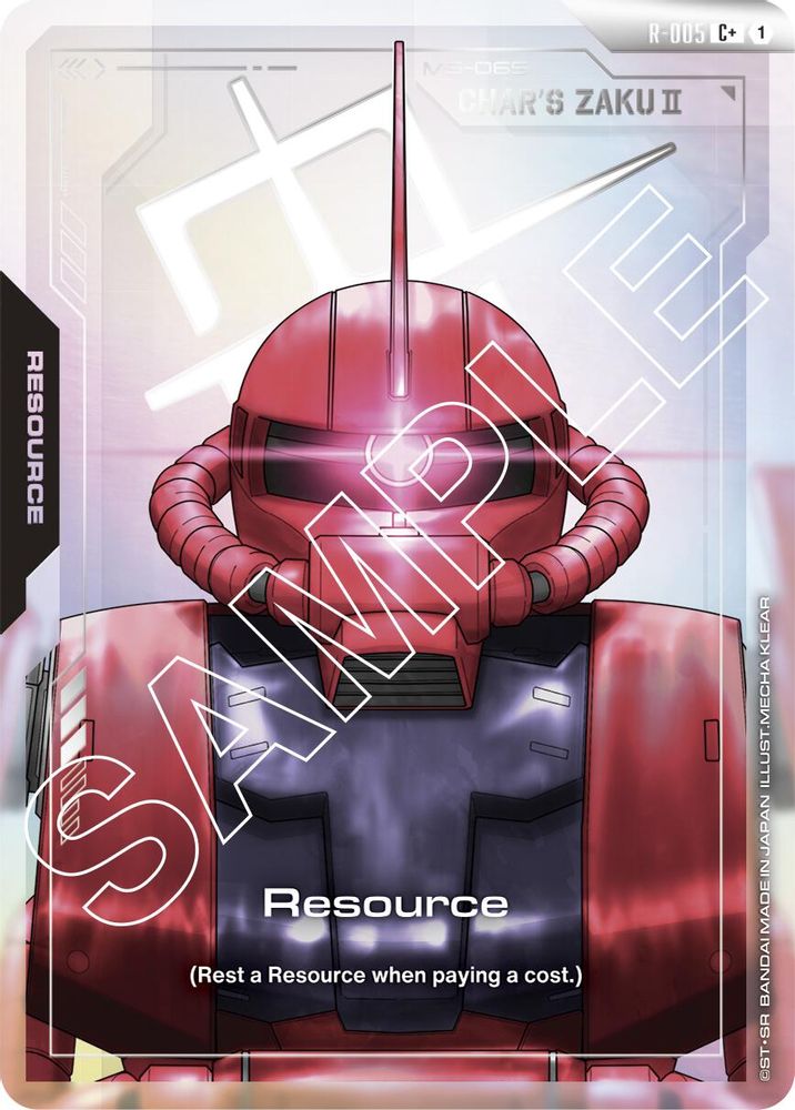 Resource (R-005) (C+), Foil, front