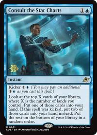 Consult the Star Charts, Prerelease Cards