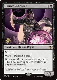 Sunset Saboteur, Prerelease Cards