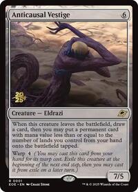 Anticausal Vestige, Prerelease Cards