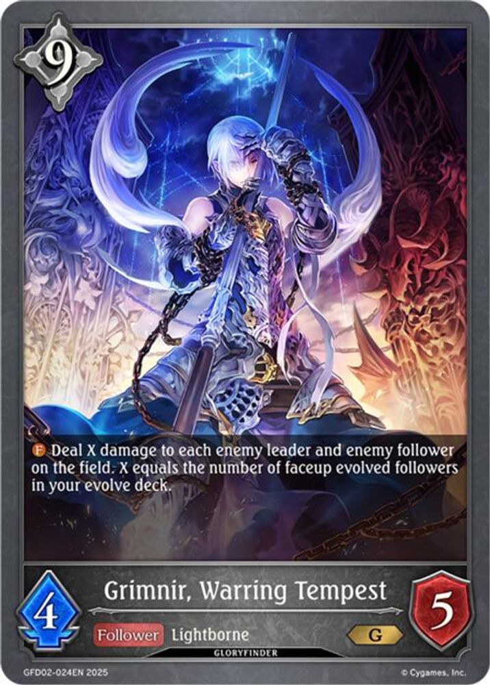 Grimnir, Warring Tempest, Standard, front
